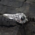 Pierścień średniowieczny AMARA czarny onyks srebro r462-6 2.jpg