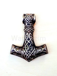 Zawieszka  wikińska MŁOT THORA Sigvald brąz