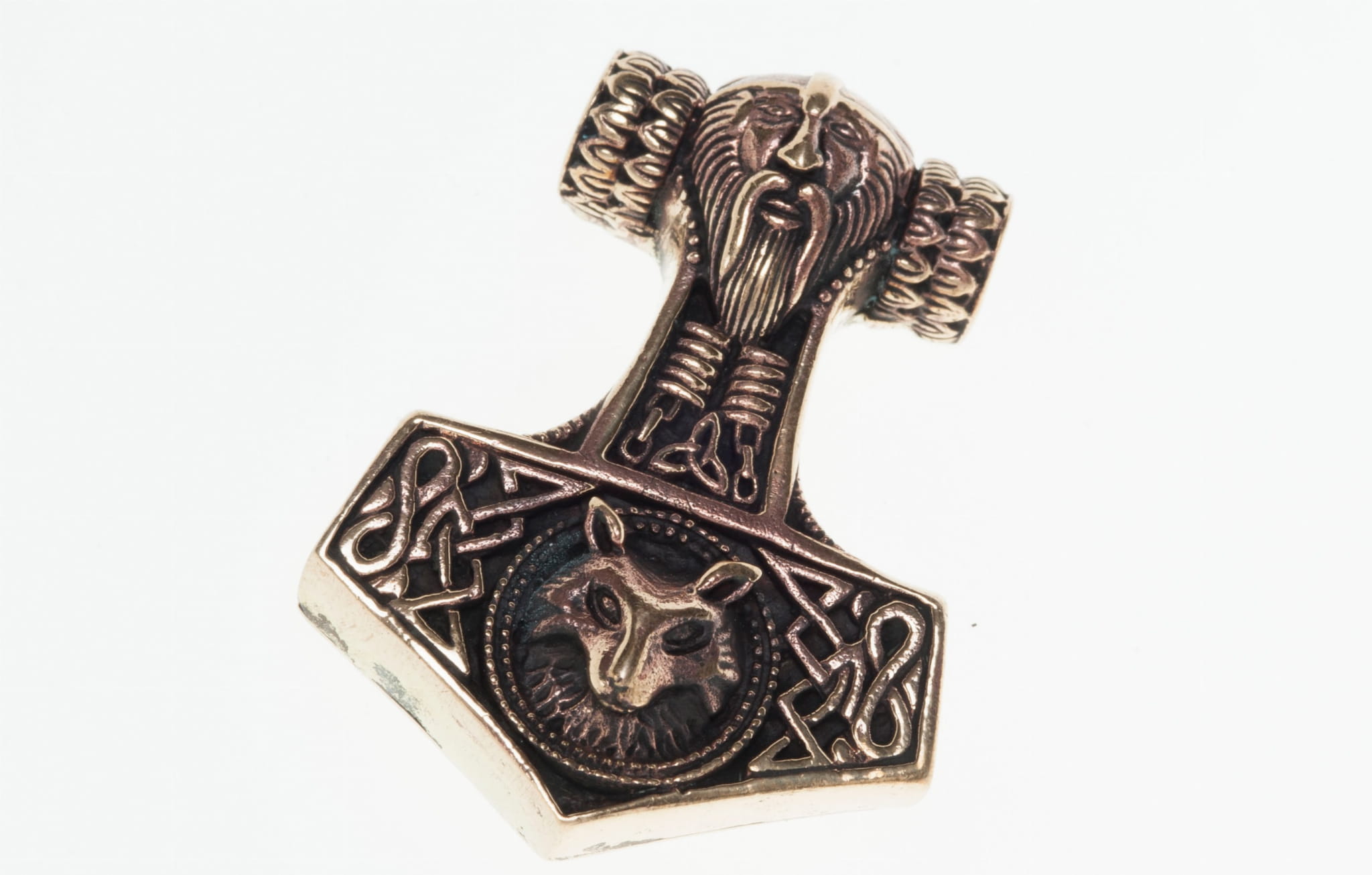 Zawieszka wikińska MŁOT THORA THORON brąz