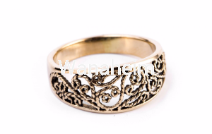 Pierścień średniowieczny MIRA brąz