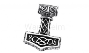 Zawieszka wikińska MŁOT THORA Grimnir srebro