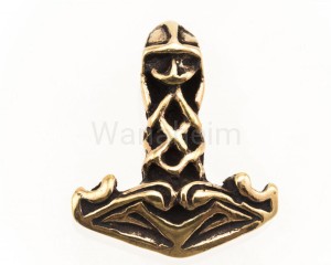 Zawieszka wikińska MŁOT THORA Egil brąz