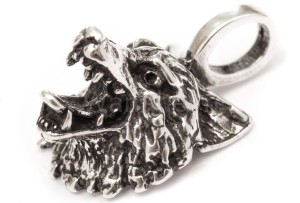 Zawieszka WILK RUFUS srebro