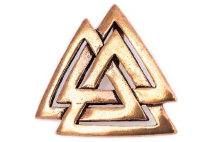 Zawieszka wikińska VALKNUT brąz