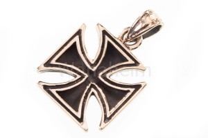 Zawieszka KRZYŻ TEMPLARIUSZY brąz