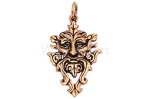 Zawieszka celtycka GREEN MAN brąz 
