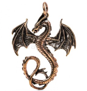 Zawieszka SMOK BRANN brąz 