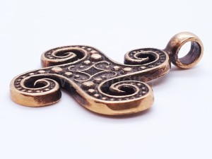 Zawieszka słowiańska SWARGA brąz