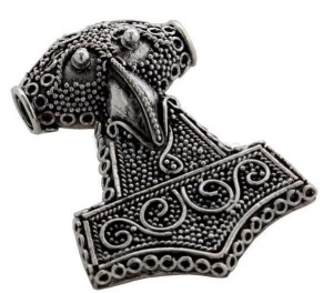 Zawieszka wikińska MJOLLNIR SVAVNIR srebro