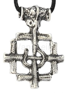 Zawieszka wikińska VIKING CROSS srebro