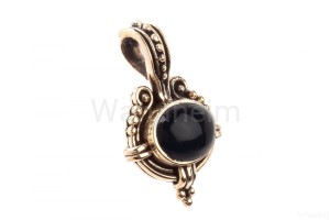 Zawieszka średniowieczna NEIRA onyks brąz