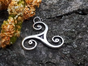 Zawieszka celtycka TRISKEL srebro