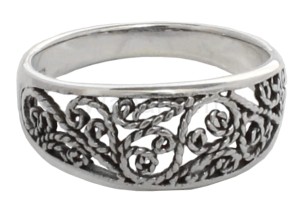 Pierścień średniowieczny MIRA srebro