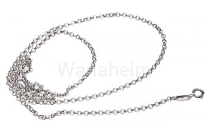 Łańcuszek średniowieczny AINA 55 cm srebro