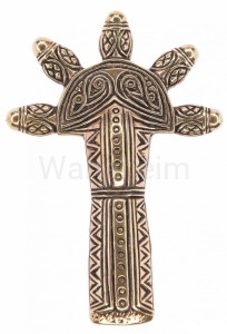 Brosza germańska TILDE brąz 