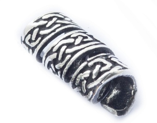 Koralik celtycki Celtyckie Węzły spirala srebro ap43.jpg