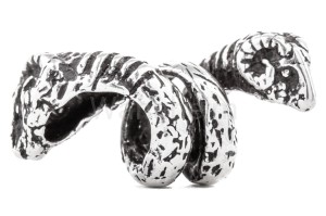 Koralik Baranie Głowy srebro