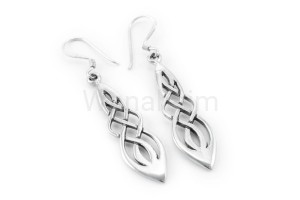 Kolczyki celtyckie HARMONY srebro