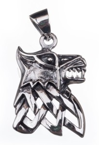 Zawieszka wikińska FENRIR srebro