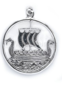 Zawieszka wikińska DRAKKAR 2 srebro