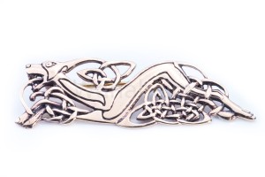 Brosza celtycka"Arkin"brąz