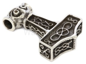 Zawieszka wikińska MŁOT THORA Thorvald srebro