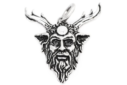 Zawieszka celtycka CERNUNOS srebro am210.jpg