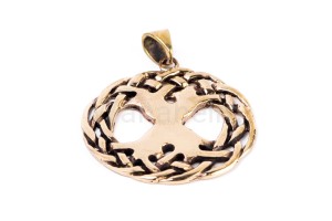 Zawieszka wikińska YGGDRASIL duża brąz