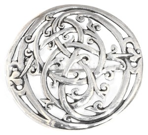 Brosza wikińska URNES srebro
