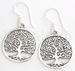 Kolczyki MAJA DRZEWO ŻYCIA srebro