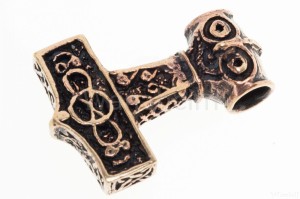 Zawieszka MŁOT THORA GJERMUNG brąz